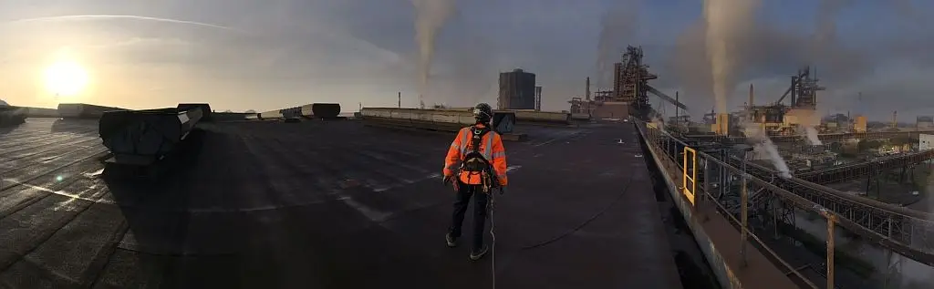 Pose de ligne de vie à Marseille