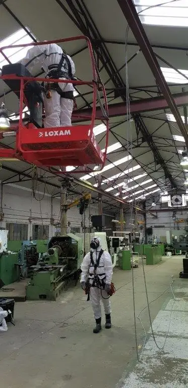 travaux sur corde et nacelle en condition amiante ss4