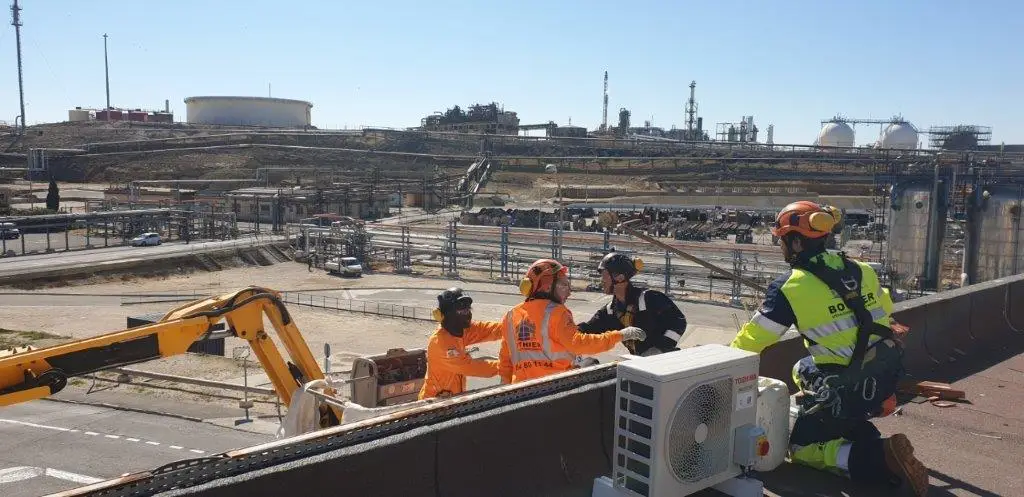 travaux de ravalement de façade sur nacelle