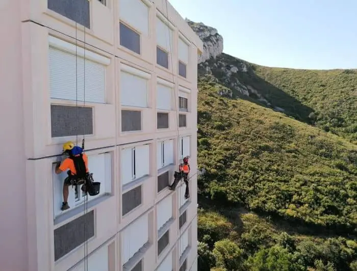 Chantier purge Marseile façade