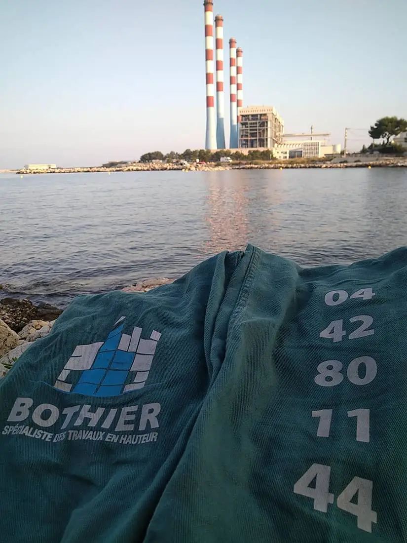 Moment détente avec nos cordistes avant de monter