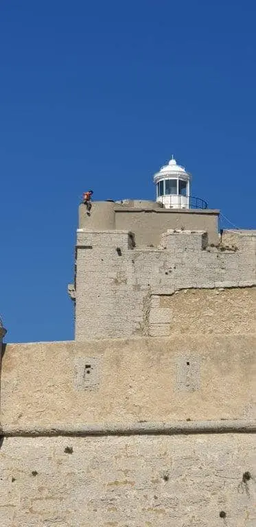 Joints de pierre de taille au Fort de Bouc à Martigues