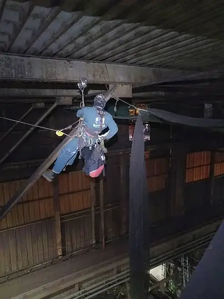 Travaux en hauteur de mise en sécurité près de Marseille