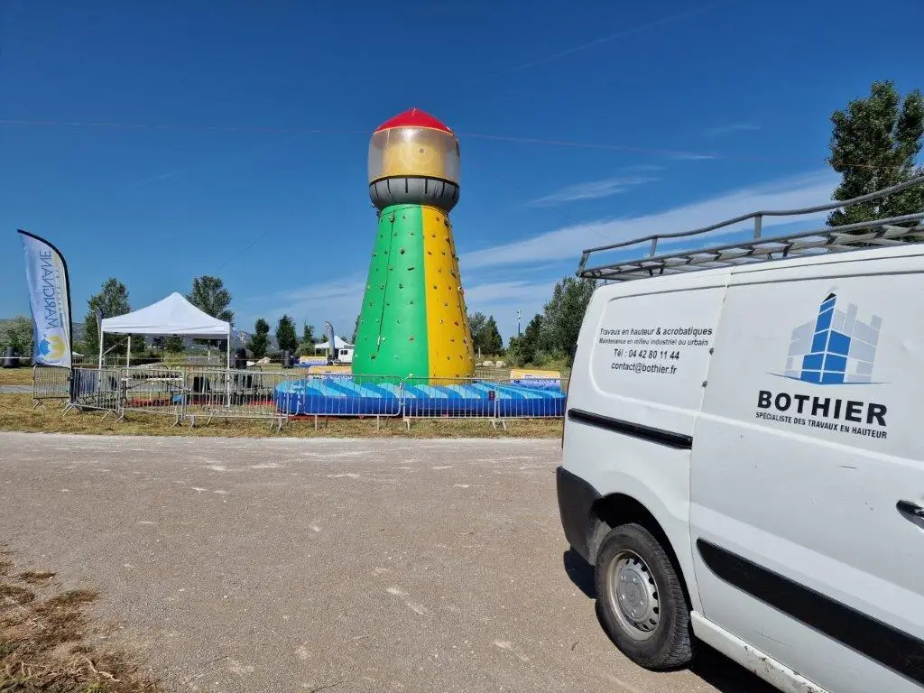 Atelier de sensibilisation à la hauteur au parc du Bolmon à Marignane