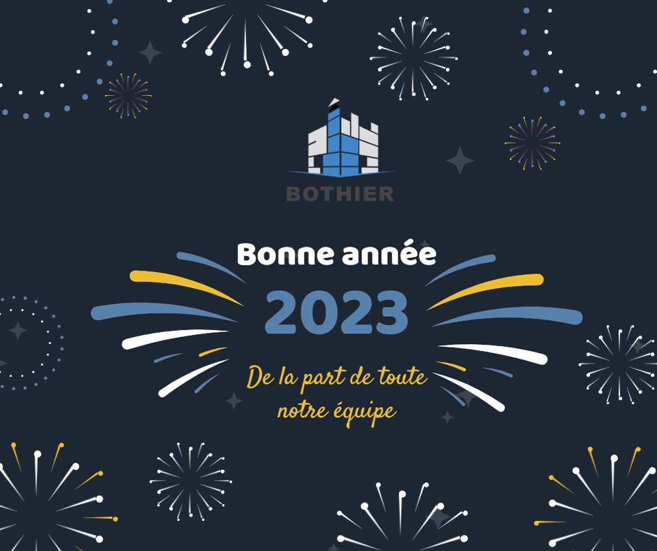 Bothier Vœux Bonne année 2023