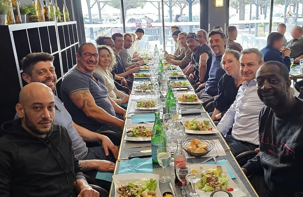 Repas d'équipe Bothier