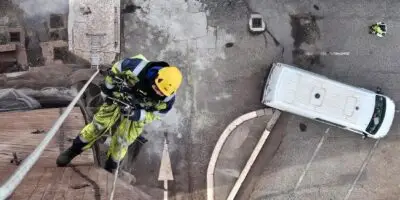 Inspection d'ouvrage en hauteur sur site industriel près de Marseille